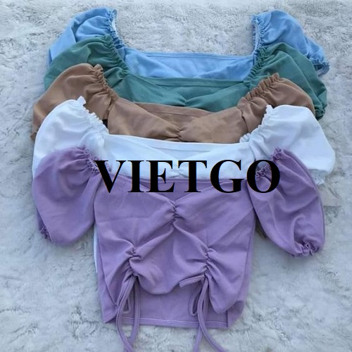 Cơ hội cung cấp áo croptop sang thị trường Canada