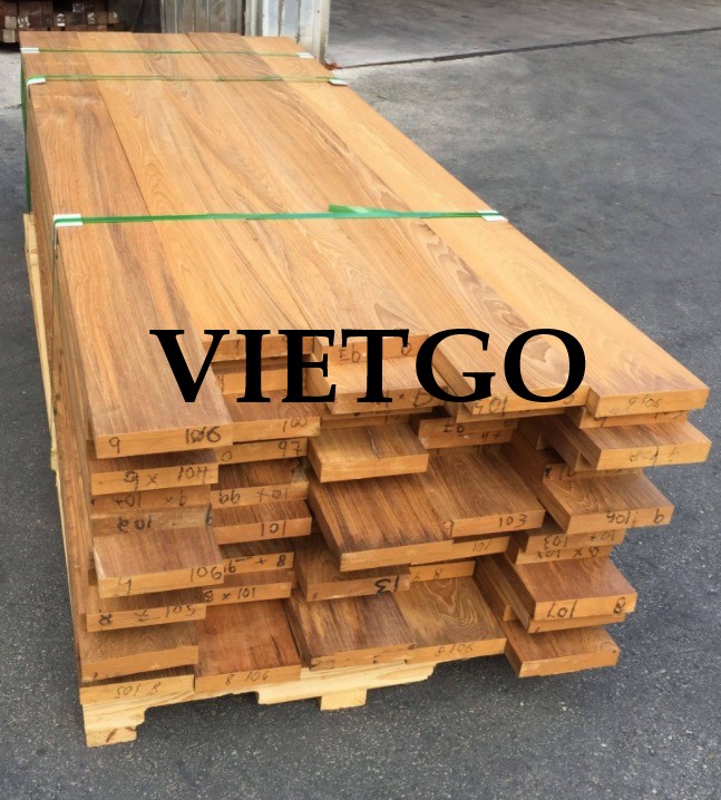 Thương vụ xuất khẩu gỗ teak xẻ tới thị trường UAE