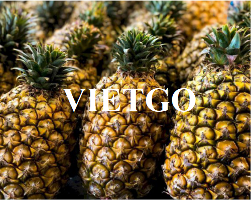 Cơ hội hợp tác với doanh nghiệp tại Armenia cho đơn hàng xuất khẩu dứa tươi