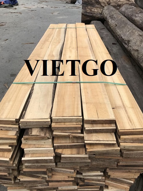 Thương vụ xuất khẩu gỗ teak xẻ cho thương nhân người Canada