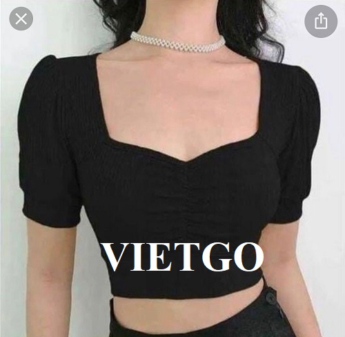 Doanh nghiệp tại Philippines cần tìm nhà cung cấp sản phẩm áo croptop với số lượng lớn