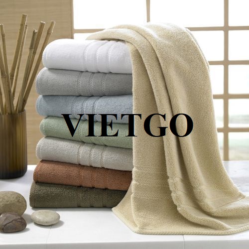 Đối tác tại Hà Lan đang tìm kiếm nhà cung cấp sản phẩm khăn bông