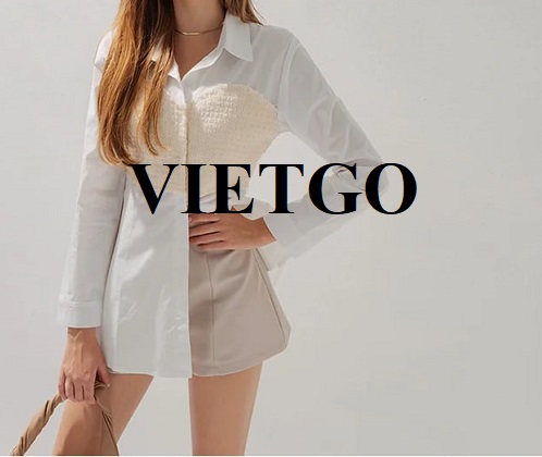 Đối tác đến từ Philippines cần tìm nhà cung cấp mặt hàng áo sơ mi nữ