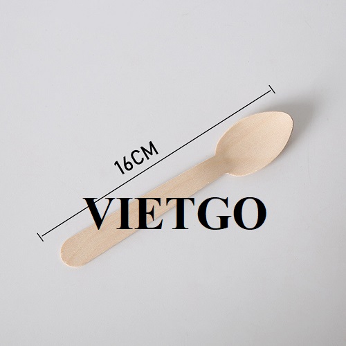 Thương vụ hợp tác xuất khẩu 2 container 40ft thìa gỗ dùng 1 một lần sang thị trường Nhật Bản, Ấn Độ và Hàn Quốc