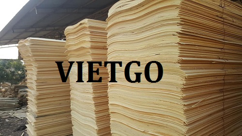Thương vụ xuất khẩu ván bóc sang thị trường Ấn Độ