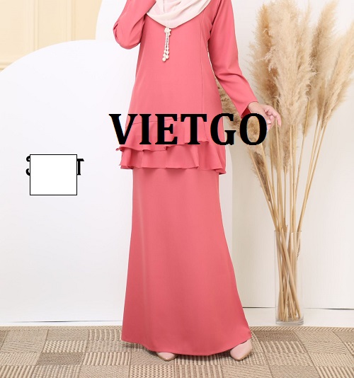 Đối tác đến từ Malaysia cần tìm nhà cung cấp cho sản phẩm váy truyền thống