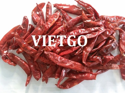 Thương vụ xuất khẩu ớt khô sang thị trường Indonesia