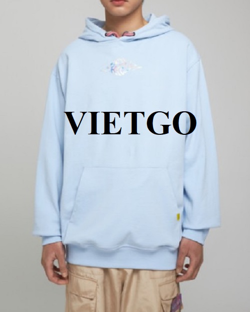 Đối tác đến từ UAE cần tìm kiếm nhà cung cấp mặt hàng áo hoodie
