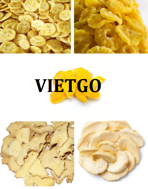 Đối tác đến từ Ai Cập cần tìm nhà cung cấp mặt hàng trái cây sấy