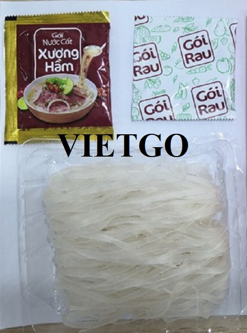 Cơ hội xuất khẩu phở khô đến từ vị khách hàng người Hàn Quốc