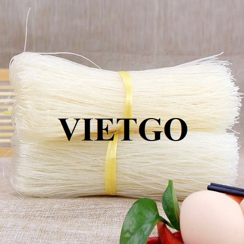 Cơ hội trở thành nhà cung cấp cho đơn hàng xuất khẩu bún miến khô sang thị trường Ý