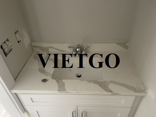 Vị khách hàng người Mỹ gốc Việt hiện đang tìm kiếm Nhà cung cấp cho sản phẩm mặt bàn thạch anh