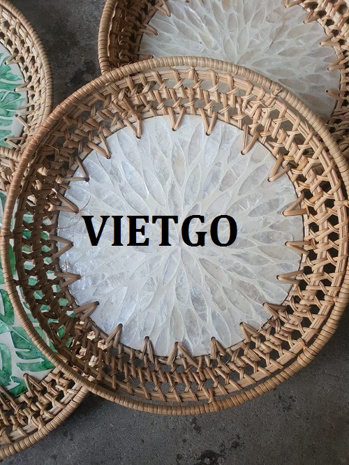 Thương vụ hợp tác xuất khẩu đĩa sứ mây tre đan sang thị trường Hàn Quốc