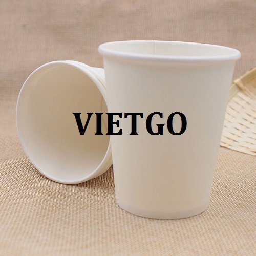 Thương vụ xuất khẩu mặt hàng cốc giấy sang thị trường Ý