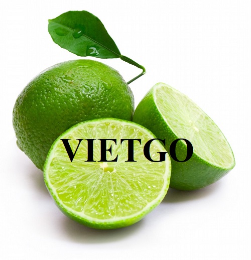 Thương vụ xuất khẩu chanh xanh đến từ vị khách hàng người Trung Quốc