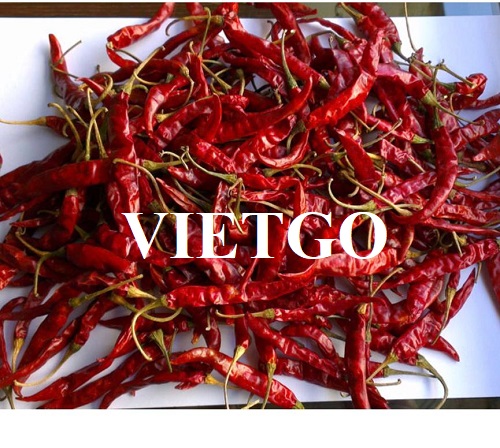 Đối tác đến từ Ghana đang cần tìm nhà cung cấp mặt hàng ớt khô