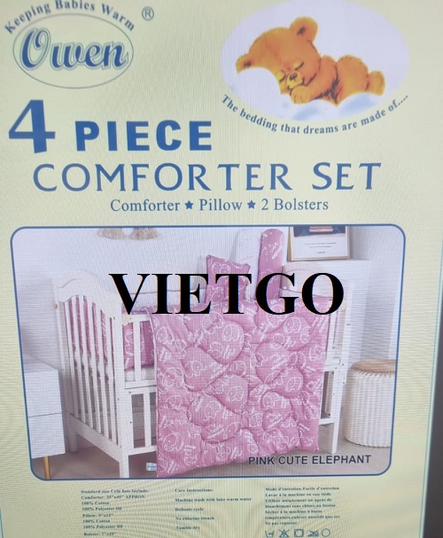 Đối tác đến từ Philippines cần tìm nhà cung cấp mặt hàng chăn gối trẻ em