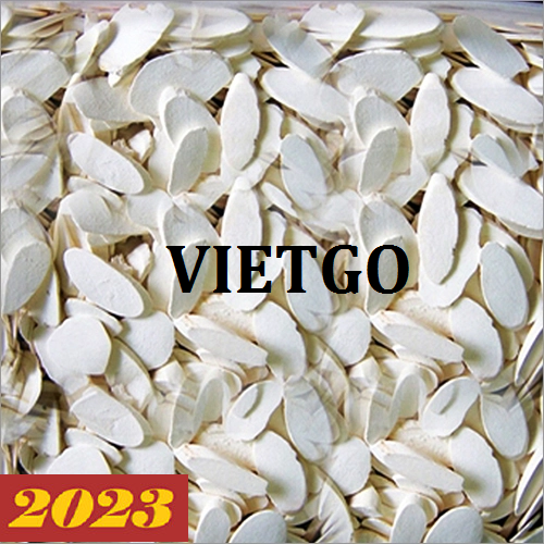 (Gấp) Cơ hội hợp tác xuất khẩu sản phẩm sắn lát đến thị trường Trung Quốc