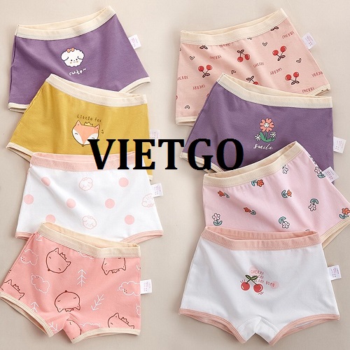 Đối tác đến từ Nam Phi cần tìm kiếm nhà cung cấp sản phẩm đồ lót trẻ em