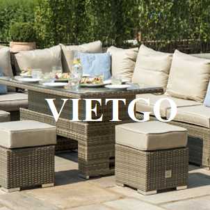 Thương vụ xuất khẩu bộ bàn ghế mây tới thị trường Litva