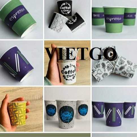 Thương vụ xuất khẩu cốc giấy sang thị trường Ấn Độ 