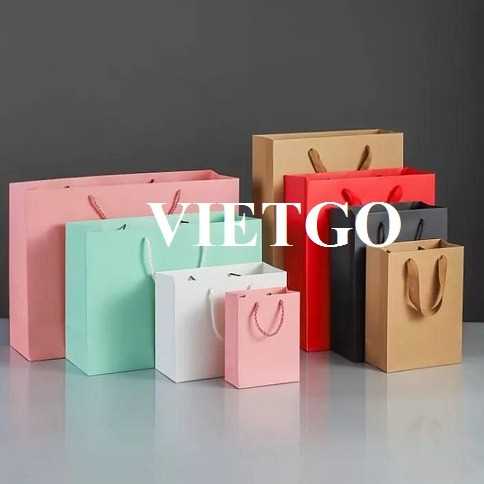 Thương vụ xuất khẩu túi giấy sang thị trường Ấn Độ